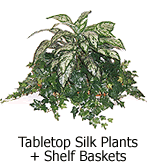 silk plant vine artificial plant basket