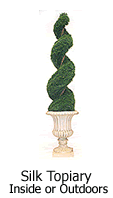 silk topiary artificial topiary spiral cone ball outdoor