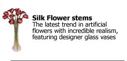 artificial silk flower stem 