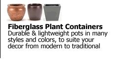 live silk plant container fiberglass fishbowl cylinder
