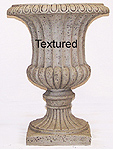 18'' Fiberglass Fluted Urn - Item#: C06188-T
