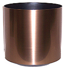 12'' Faux-finish Cylinder Brushed Bronze  
Item#: C05122-BRU