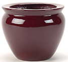 18'' Fiberglass Fishbowl Container Burgundy  
Item#: C06180-BUU