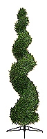 8' Silk Pond Cypress Spiral Topiary  
Item#: S68148